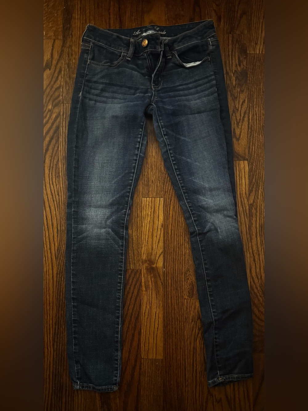American Eagle Outfitters Dark Navy Skinny Jeans